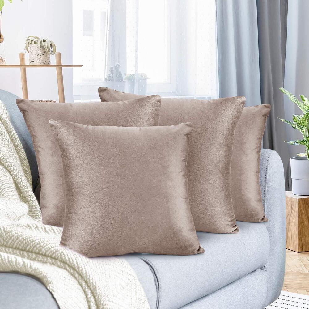 1896 Throw Pillow Covers, Cozy Velvet Decorative Outdoor Pillow Covers 16 x